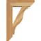Ekena Millwork Funston Slat Rough Sawn Bracket w/ Offset Brace, Western Red Cedar, 6"W x 18"D x 26"H BKT0604X18X26FST06RWR - alternate 3